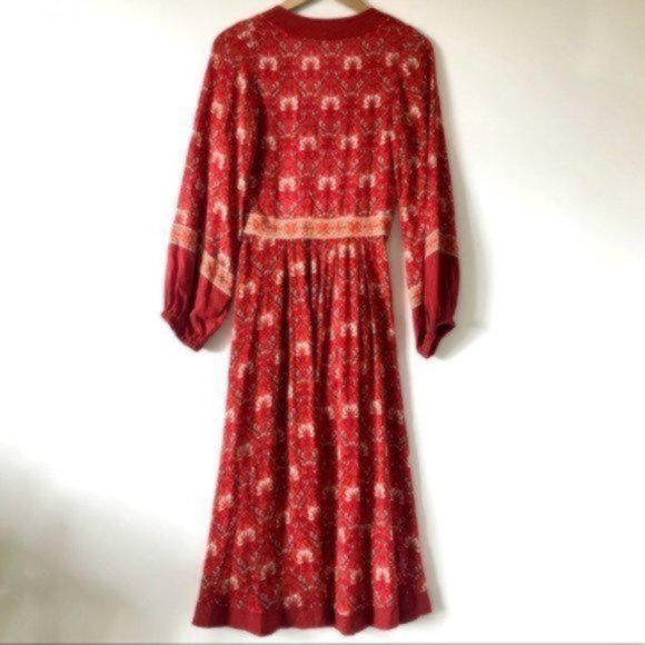 SPELL & THE GYPSY Jewel Soiree Dress Red XSmall - Picture 10 of 12